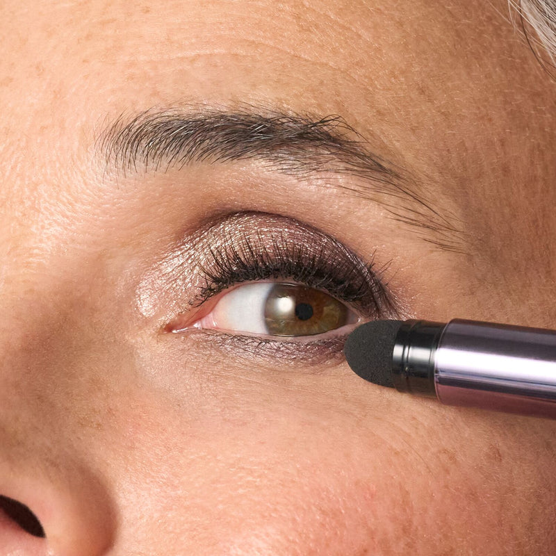 Eyeshadow 101 Crème-to-Powder Eyeshadow Stick Duo, Smoky Amethyst & Silver Moonlight Metallic