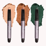 Green-Eyed & Glowing: Eyeshadow 101 Crème-to-Powder Eyeshadow Stick Trio