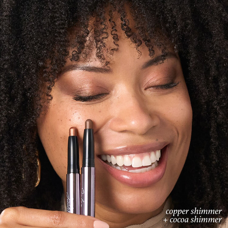 Eyeshadow 101 Crème-to-Powder Eyeshadow Stick Duo, Copper Shimmer & Cocoa Shimmer