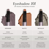 Eyeshadow 101  Crème-to-Powder Eyeshadow Stick: 6 Piece Neutral Glow