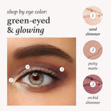 Green-Eyed & Glowing: Eyeshadow 101 Crème-to-Powder Eyeshadow Stick Trio