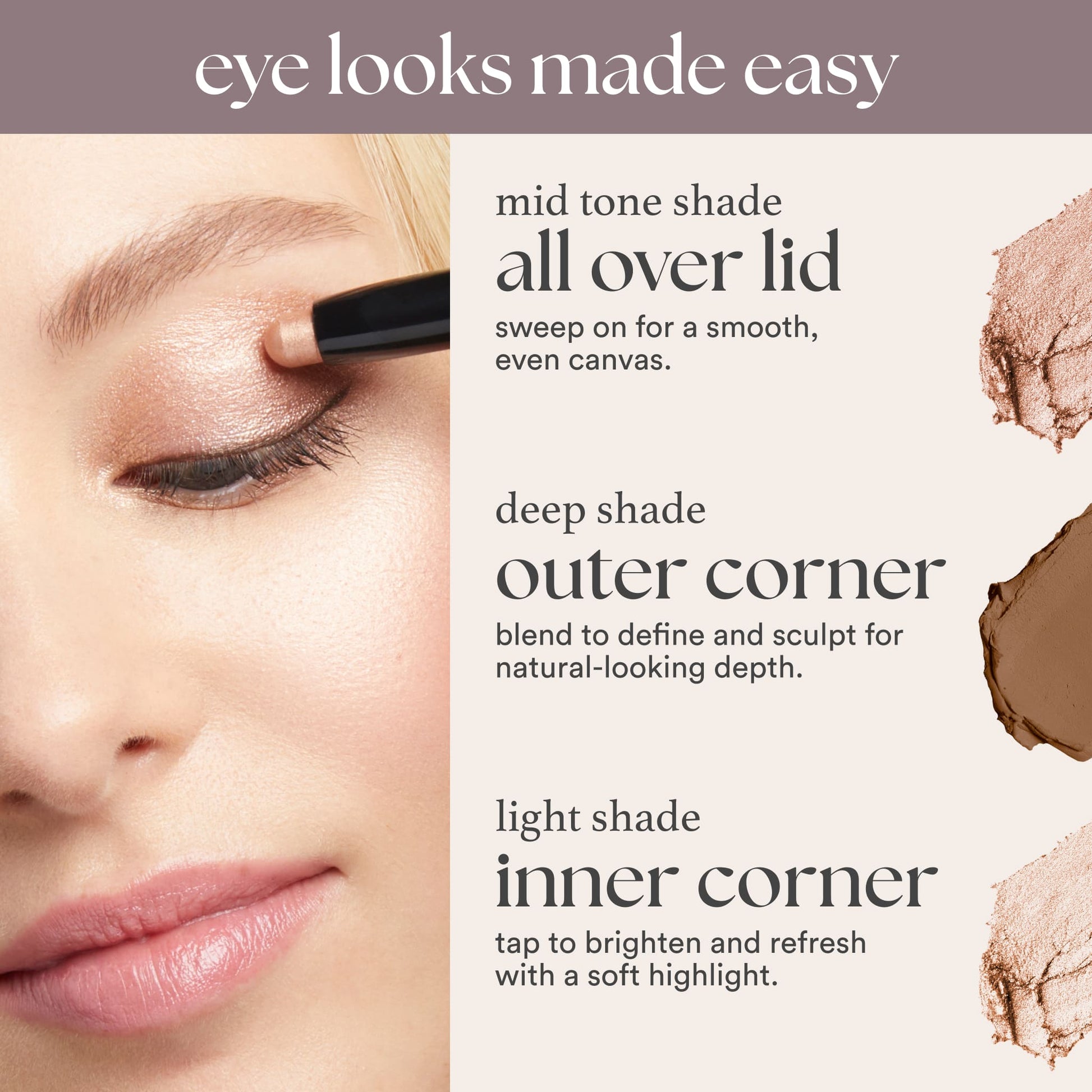 Eyeshadow 101 updated how to apply NO SHADE CALLOUTS