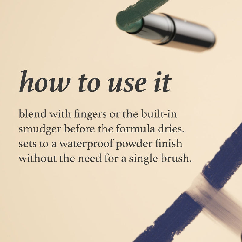 Eyeshadow 101  Crème-to-Powder Eyeshadow Stick Duo: Taupe Shimmer & Stone Matte