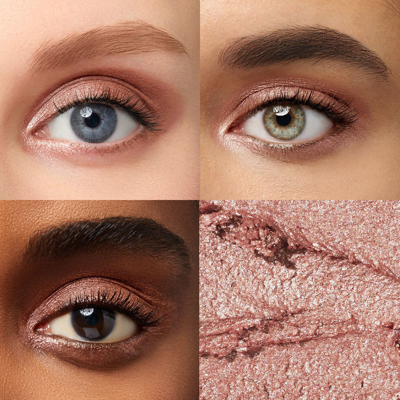 Julep Bestseller - Eyeshadow 101 Crème to Powder Waterproof Eyeshadow Stick 6 Piece Set Rose Shimmer on model grid