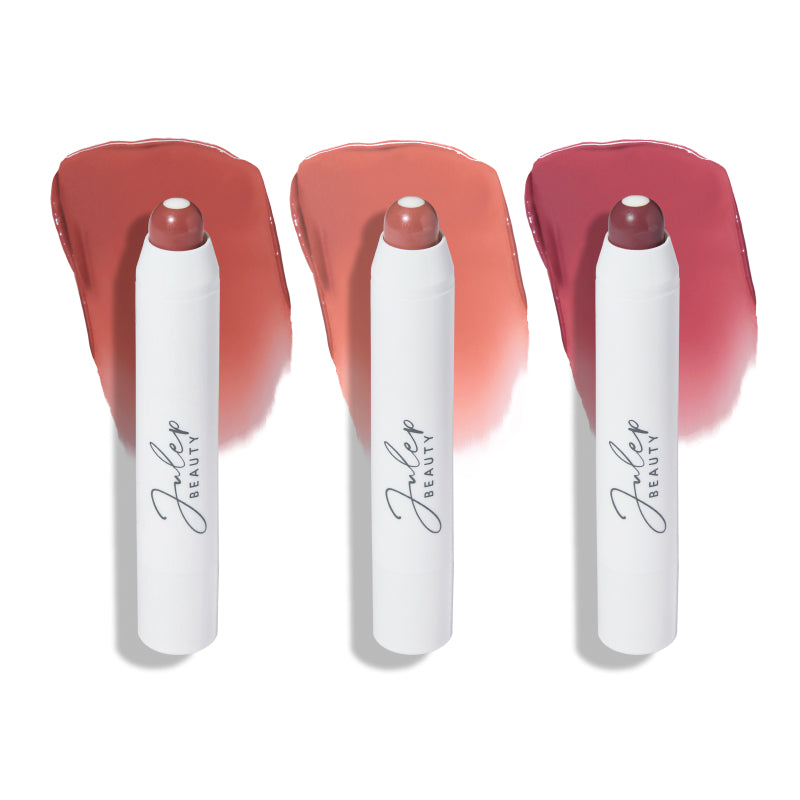 Its Balm Moisturizing Lip Trio Rich Plum Cinnamon Raisin Cashmere Nude