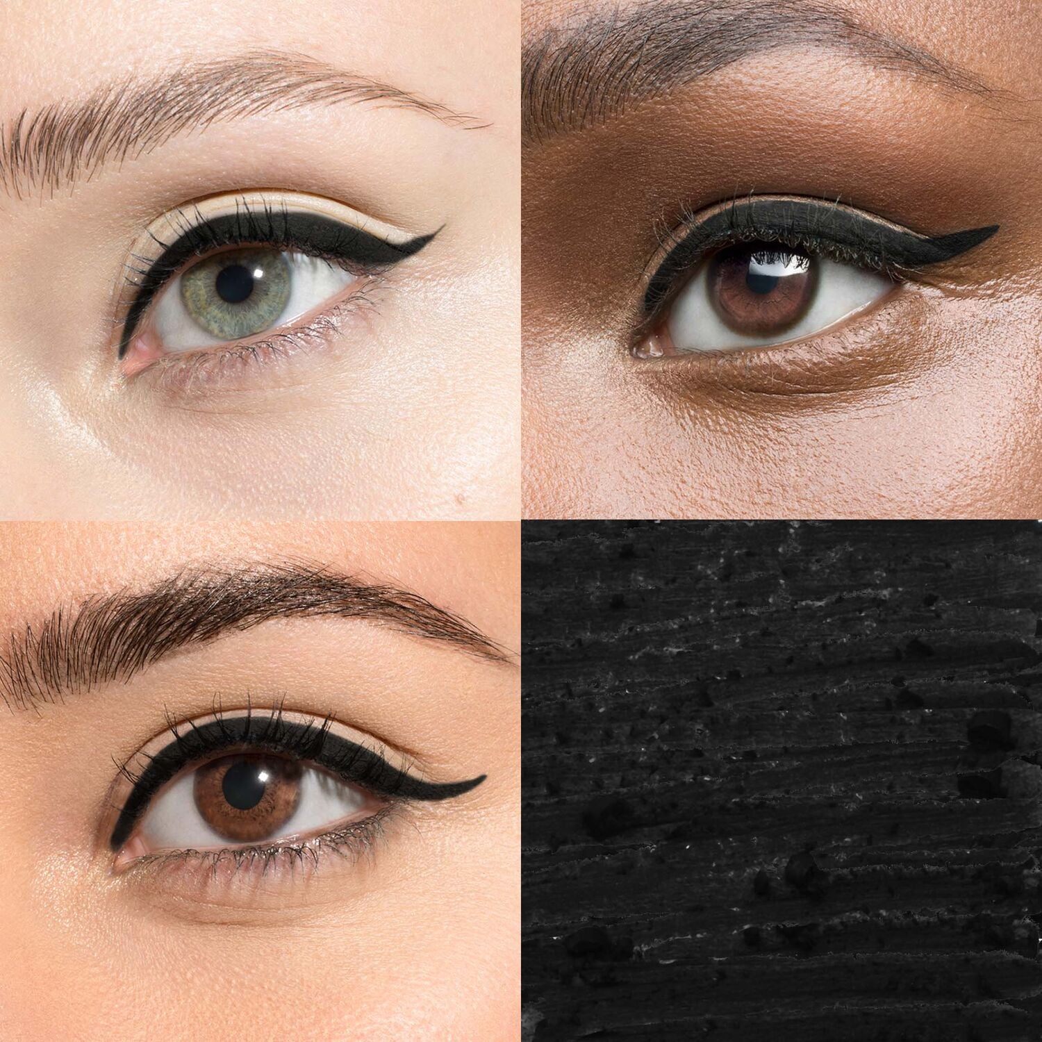 Julep When Pencil Met Gel All-Day Eyeliner Duo in Blackest Black on model grid