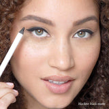 When Pencil Met Gel All-Day Waterproof Eyeliner Model Image in shade Blackest Black 