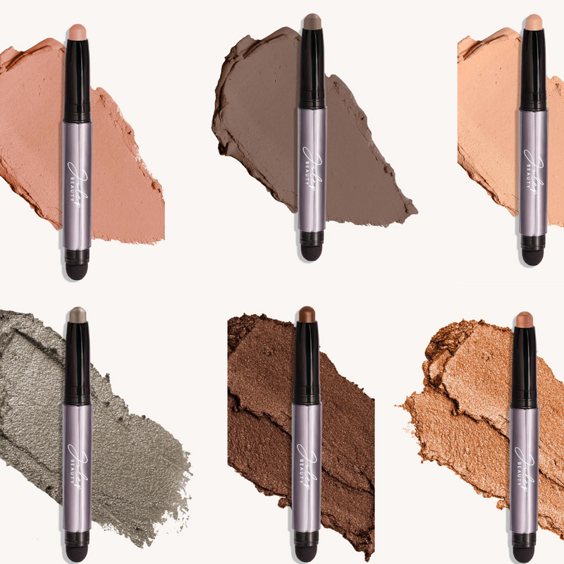 Eyeshadow 101  Crème-to-Powder Eyeshadow Stick: 6 Piece Neutral Glow