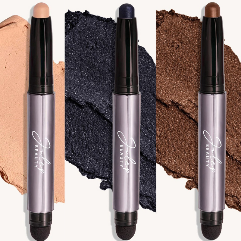 Blue-Eyed & Bright: Eyeshadow 101 Crème-to-Powder Eyeshadow Stick Trio