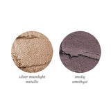 Eyeshadow 101 Crème-to-Powder Eyeshadow Stick Duo, Smoky Amethyst & Silver Moonlight Metallic