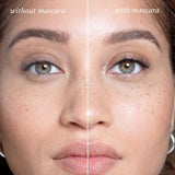 With a Twist Lash Boosting Bamboo Mascara Before and After image